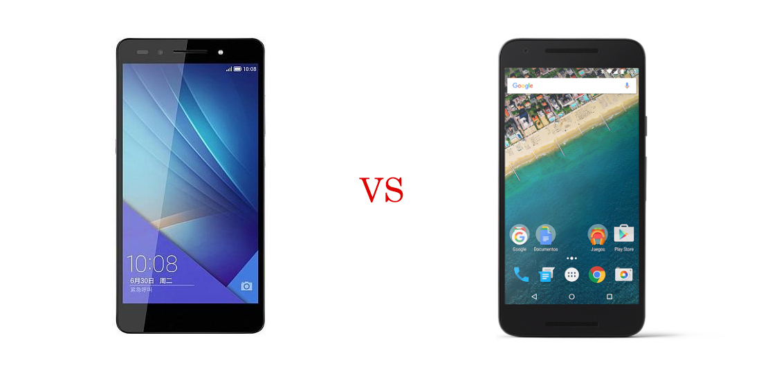 Huawei Honor 7 versus Nexus 5X 1